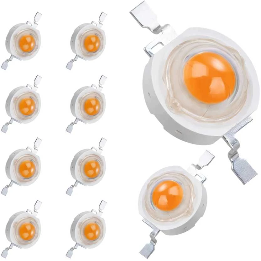 Galingas LED 3W - 40-50lm - Pilnas spektras - 380-840nm - Augalams ir gėlėms auginti
