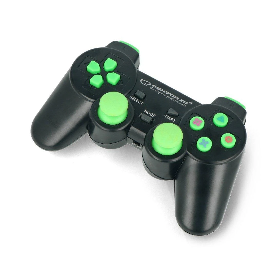 Bevielis ŽAIDIMŲ PULTAS SU VIBRACIJOMIS PC / PS3 ESPERANZA EGG108G GLADIATOR
