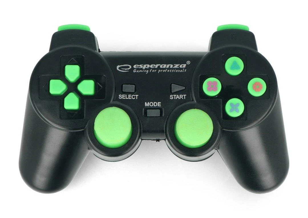 Bevielis ŽAIDIMŲ PULTAS SU VIBRACIJOMIS PC / PS3 ESPERANZA EGG108G GLADIATOR