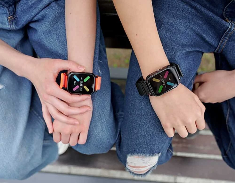 Išmanusis laikrodis vaikams Garett Kids Tech 4G, Juodos spalvos