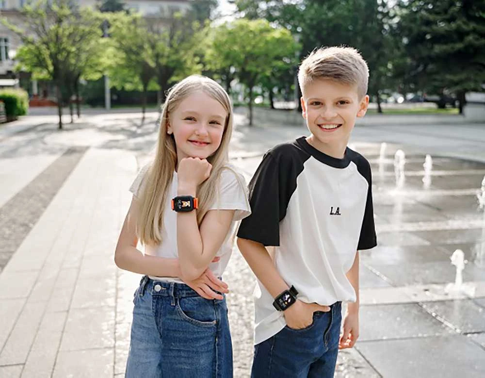 Išmanusis laikrodis vaikams Garett Kids Tech 4G, Juodos spalvos