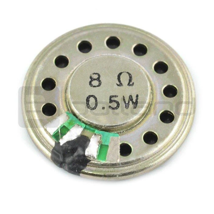 Apvalus 27x5mm garsiakalbis YD27 8 Ohm