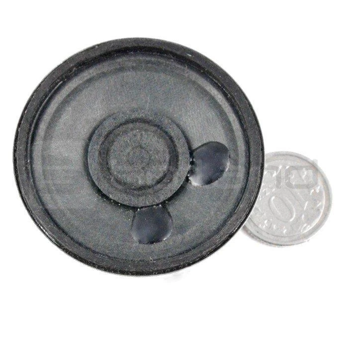 Garsiakalbis YD40 40mm su 10 centų moneta dydžiui