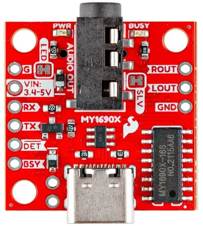 MY1690X-16S garso modulis su USB-C ir garso išvestimi