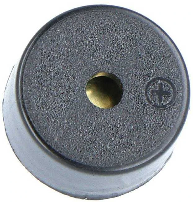 Juodas pjezo signalizatorius 14mm