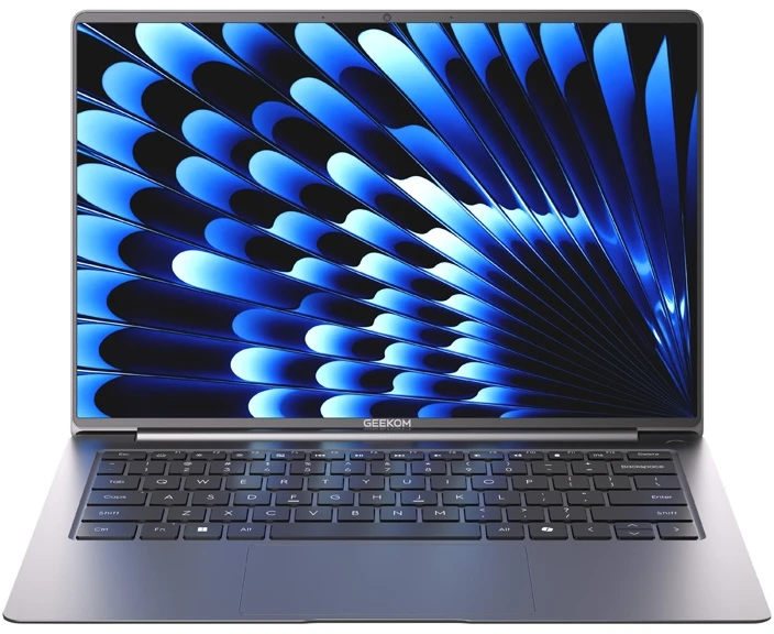 Nešiojamas kompiuteris - GEEKOM GeekBook X16 Pro | Core Ultra 5 125U | 16 GB | 500 GB SSD | 16" | Wi‑Fi 6E | Win11 | Titano pilka