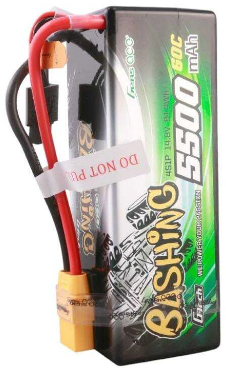 Gens ace G-Tech 5500mAh 4S1P 14.8V 60C HardCase RC automobilio Lipo baterija