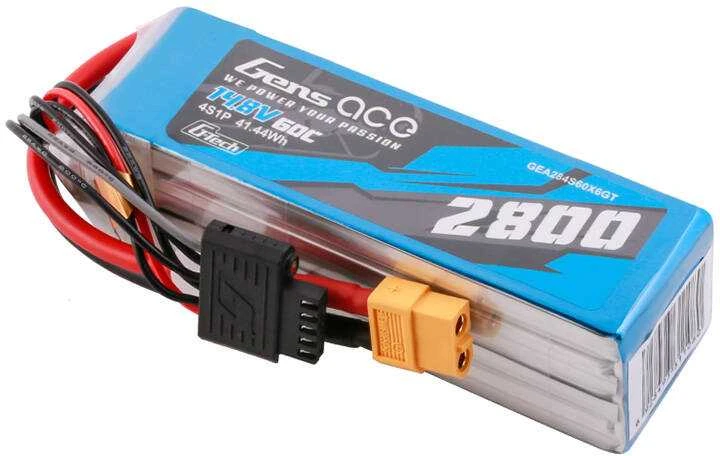 Gens ace G-Tech Soaring 2800mAh 14.8V 60C 4S1P LiPo XT60