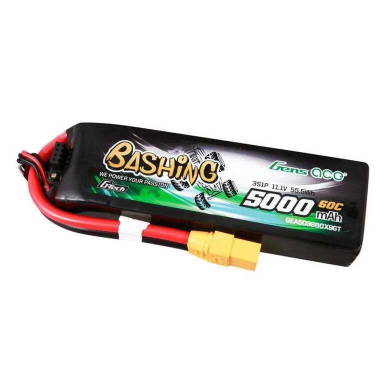 Gens Ace GensAce 5kmAh 11.1V 60C 3S1P baterija su XT90 jungtimi
