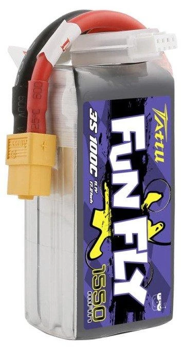 Gens Ace & Tattu Baterija Tattu Funfly 1550mAh 11.1V 100C 3S1P XT60