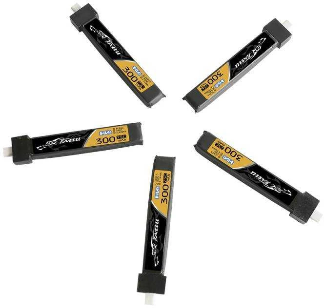 Tattu 300mAh 1S LiPo akumuliatorių rinkinys