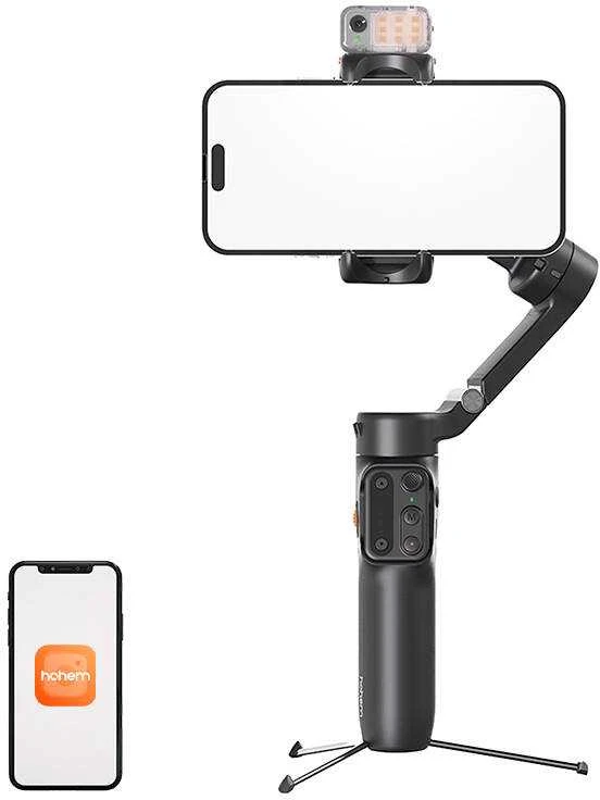 Gimbal Hohem iSteady V3 rinkinys išmaniesiems telefonams (juodas)