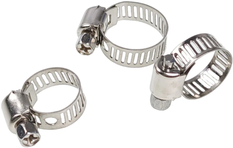 Gofruotų plieninių spaustuvų rinkinys, sliekinių spaustuvų mišinys, 6-29 mm, 40 vnt