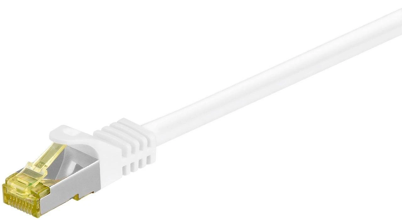 Goobay FTP CAT7 Laidas PATCHCORD 10m Baltas