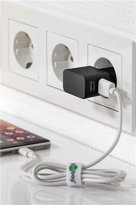 Goobay Maitinimo šaltinis 5V 2.4A - 2xUSB lizdai
