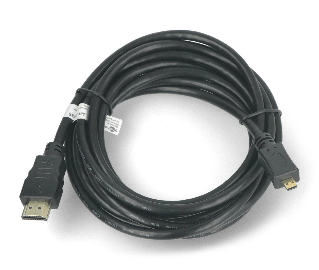 Goobay Micro-HDMI į HDMI laidas, 3 m