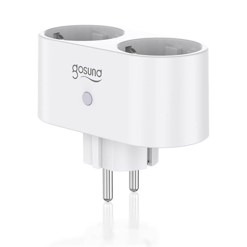 Gosund Nitebird Dvigubas išmanusis kištukas WiFi Gosund SP211 3500W Tuya 2vnt
