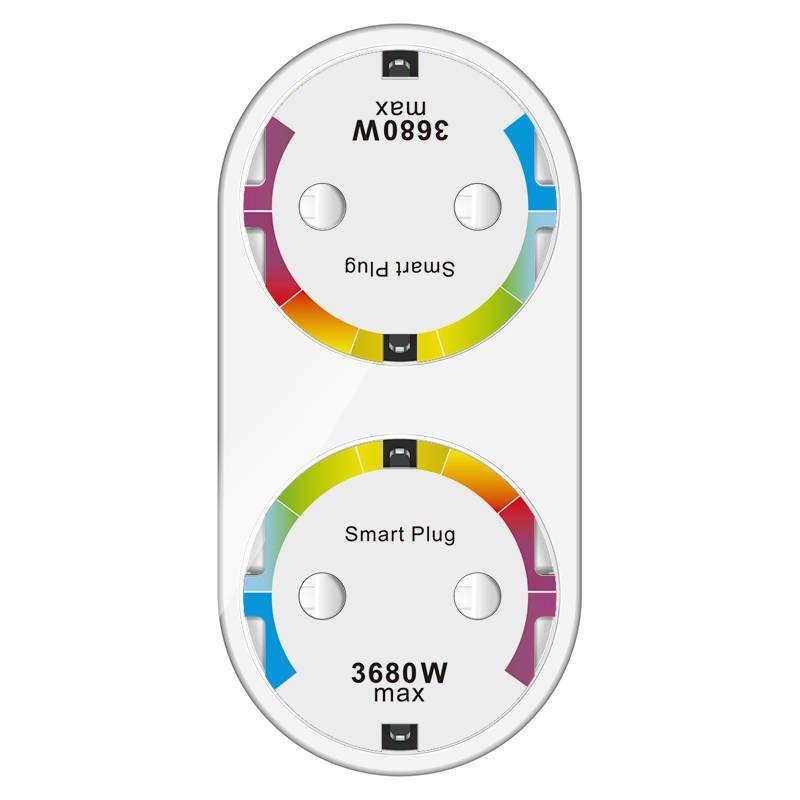 Gosund Nitebird Dvigubas išmanusis kištukas WiFi Gosund SP211 3500W Tuya 2vnt
