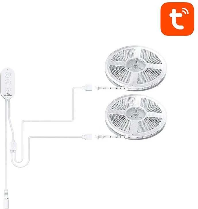 Gosund Nitebird Išmani WiFi RGB LED juosta NiteBird SL3 2x5m Tuya
