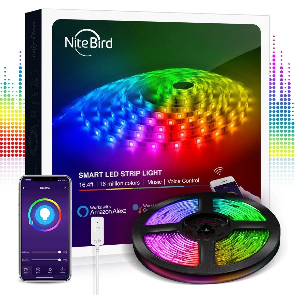 Gosund Nitebird Smart LED šviesos juosta Gosund SL2 5m