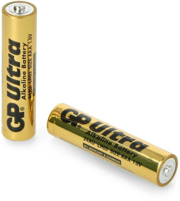 Gp Powercell AAA baterija (R3 LR03) alkaline GP Ultra Alkaline - 2 vnt,