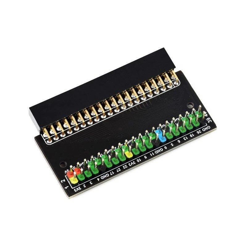 Waveshare GPIO adapteris su spalvų žymėjimu