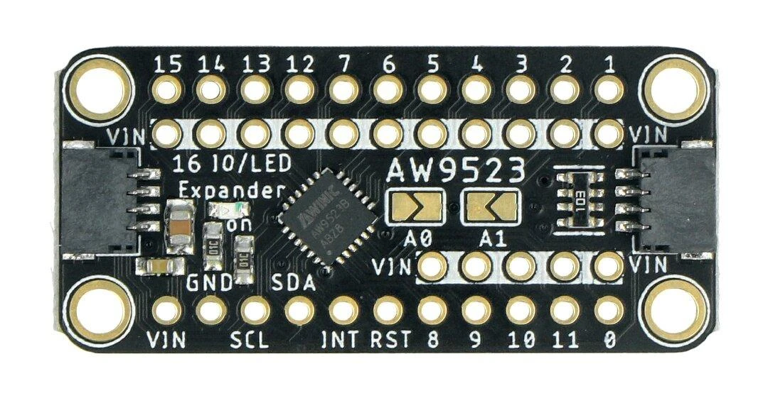 AW9523 GPIO plėtimo modulis su Qwiic jungtimis