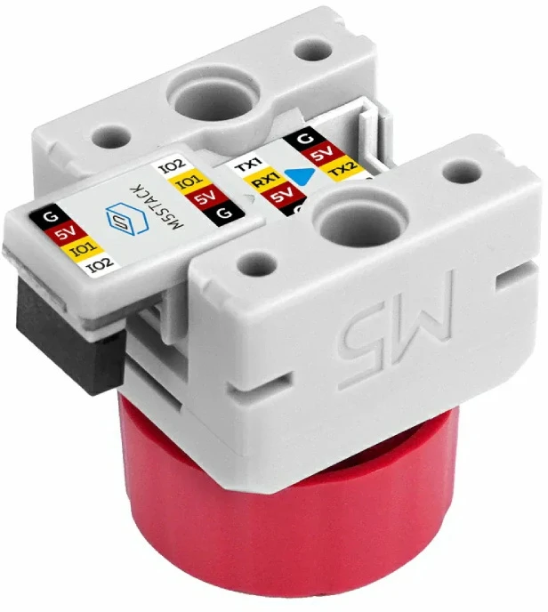 Grandininis kodavimo įrenginys – UART rotacinis kodavimo modulis su RGB LED ir mygtuku – M5Stack U207