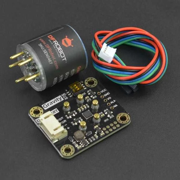 Gravitacijos jutiklis H2S - I2C / UART - gamykloje kalibruotas - DFRobot SEN0467