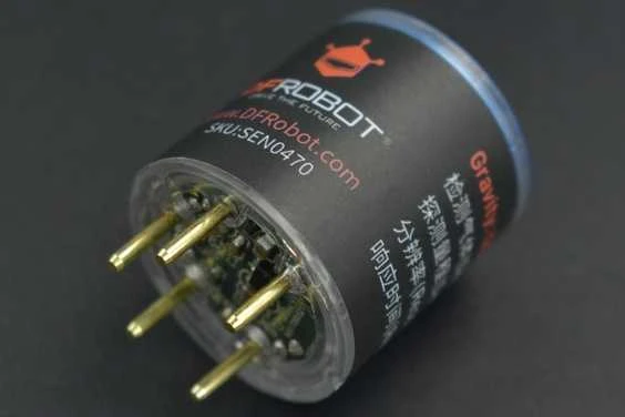 Gravitacijos – SO2 sieros dioksido jutiklis – I2C / UART – gamykloje kalibruotas – DFRobot SEN0470