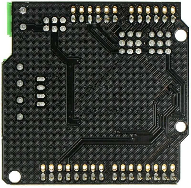 Gravity, 2x2A variklio priedėlis, dviejų kanalų variklio valdiklis 35V/2A, Arduino priekinė dalis, DFRobot DRI0017