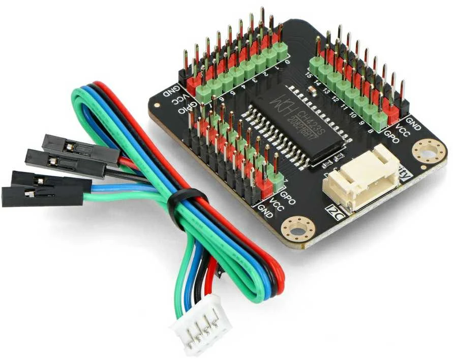 Gravity - CH423 I2C 24 skaitmeninių I/O modulių išplėtimo modulis - DFRobot DFR0979