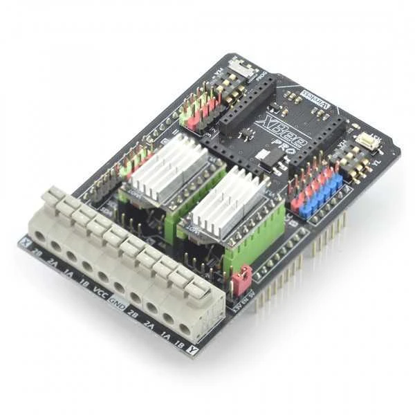 Dfrobot Gravity: dvigubas dvipolis Arduino žingsninio variklio priedėlis (DRV8825)