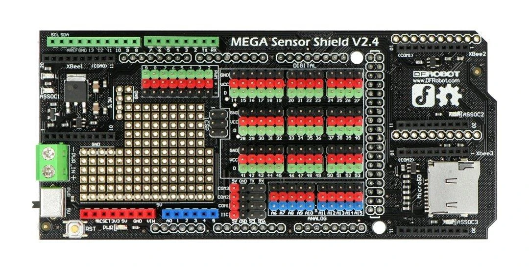 Gravity Mega jutiklių plėtimo modulis V2.4 viršus