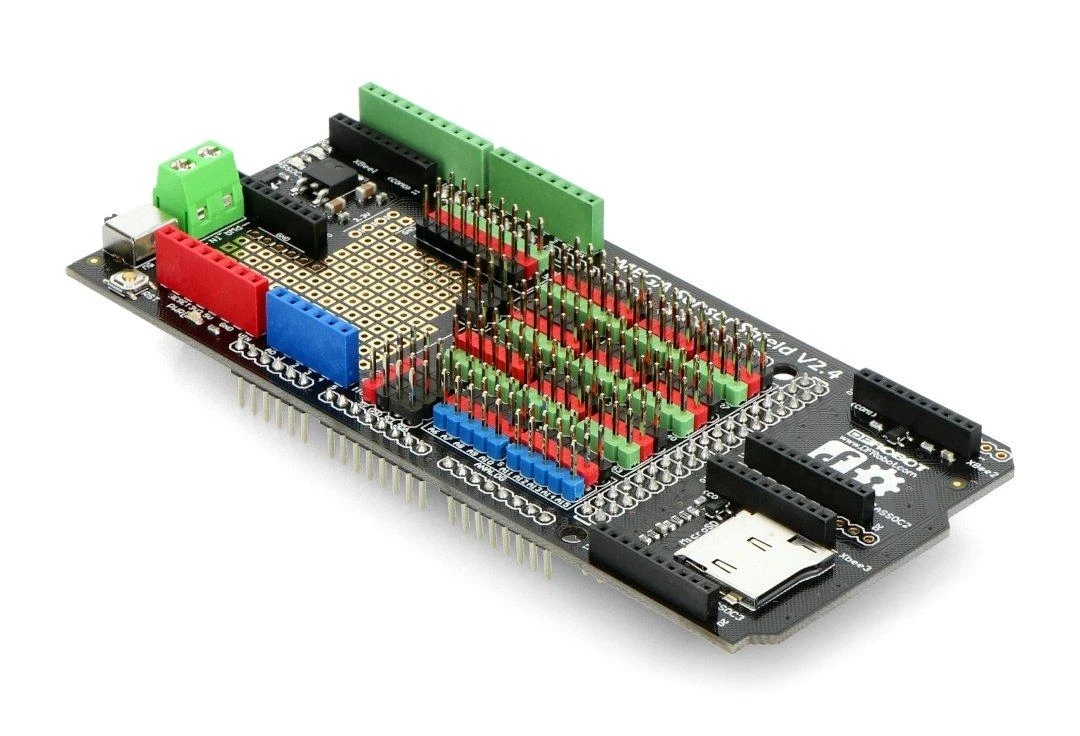 Gravity - I/O jutiklio priedėlis V2.4 - Arduino Mega I/O kaiščių išplėtimas - DFRobot DFR0165