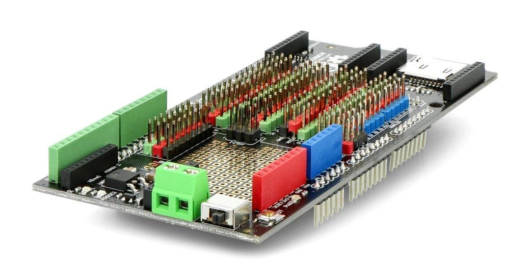 Gravity - I/O jutiklio priedėlis V2.4 - Arduino Mega I/O kaiščių išplėtimas - DFRobot DFR0165