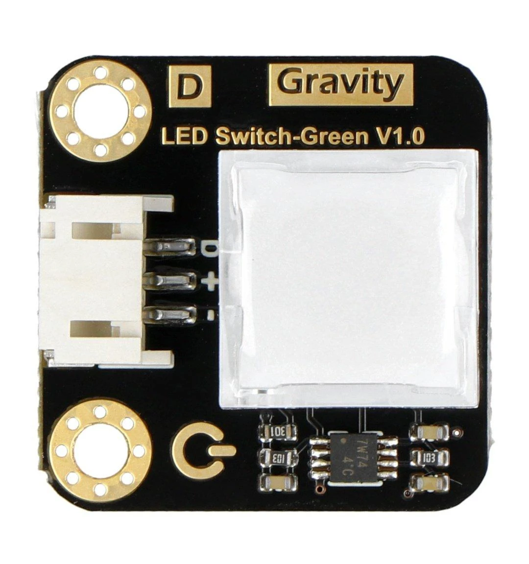 Gravity - LED jungiklis 5x - 5x LED foninio apšvietimo mygtukų rinkinys - įvairių spalvų - DFRobot DFR0789