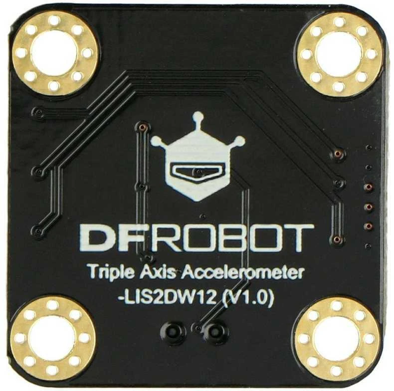 Gravity, LIS2DW12, 3 ašių akselerometras ±2g/±4g/±8g/±16g, I2C, DFRobot SEN0409
