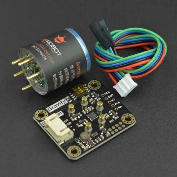 Gravity – PH3 fosfino jutiklis – I2C / UART – gamykloje kalibruotas – DFRobot SEN0476