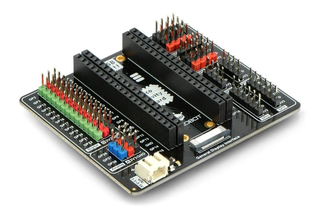 Gravity - Raspberry Pi Pico išplėtimo plokštė - DFRobot DFR0848