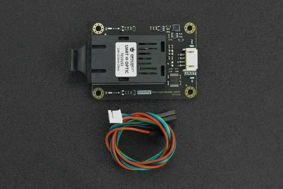 Gravity – šviesolaidinio siųstuvo-imtuvo modulis – UART – DFRobot TEL0153
