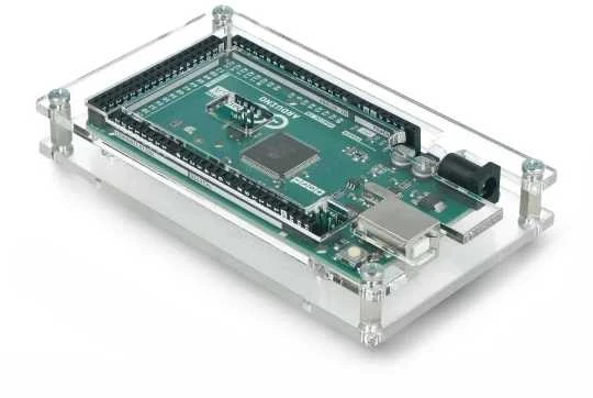 Arduino Mega skaidrus akrilinis dėklas
