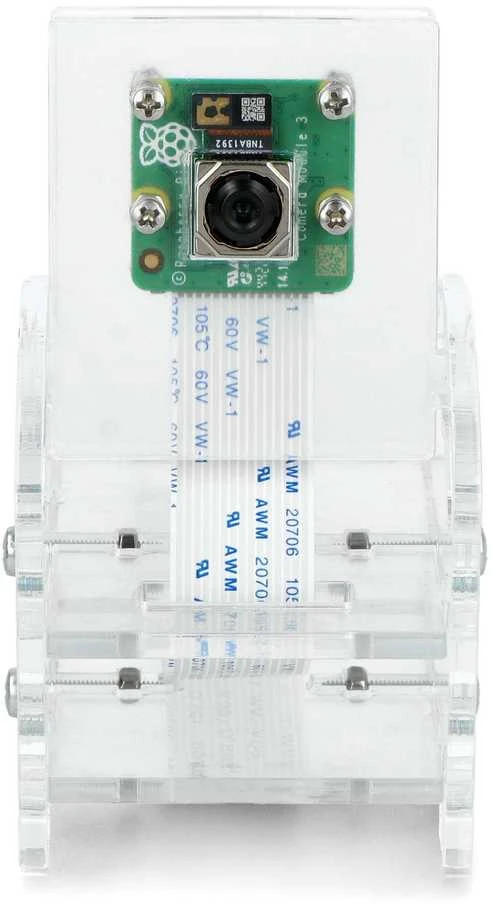 Skaidrus Raspberry Pi V3 kameros laikiklis