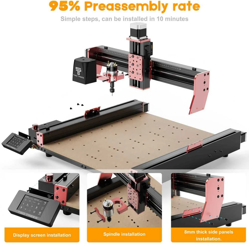 Grąžtas TwoTrees TTC450 Pro CNC graviravimo staklės