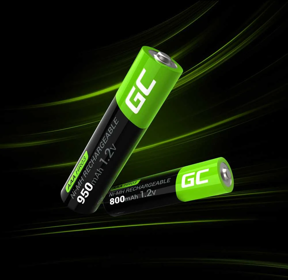 Green Cell Žalias Cell 4x AAA HR03 950mAh baterija