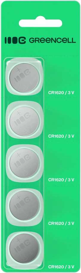 Green Cell CR1620 3V sagos tipo baterijų komplektas