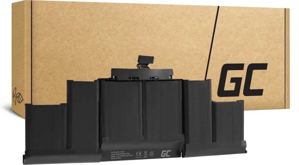 Green Cell Žalias Cell Žalias Cell A1494 baterija, skirta Apple MacBook Pro 15 A1398 (2013-2014)