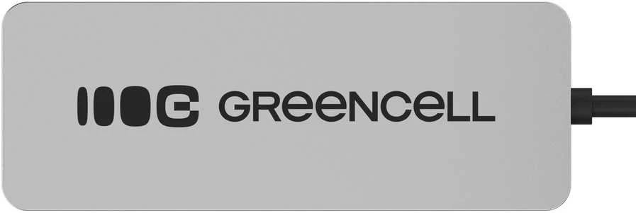 Green Cell USB-C HUB aliuminio korpuso viršus