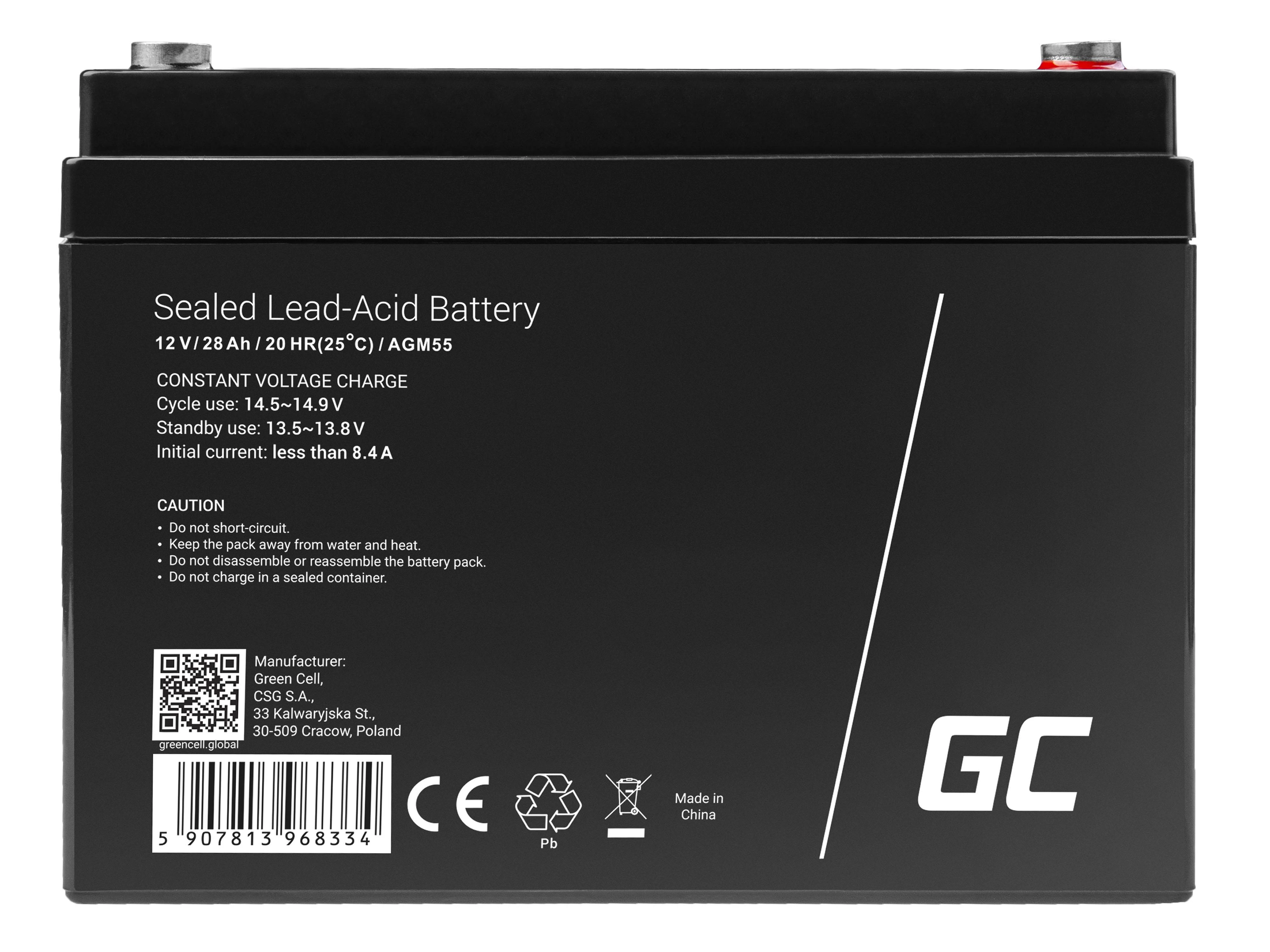 Green Cell Žalias Cell AGM GEL Batterie 6V 1.2Ah Blei Akku Žalias Cell, skirtas Alarmsysteme und Spielzeug