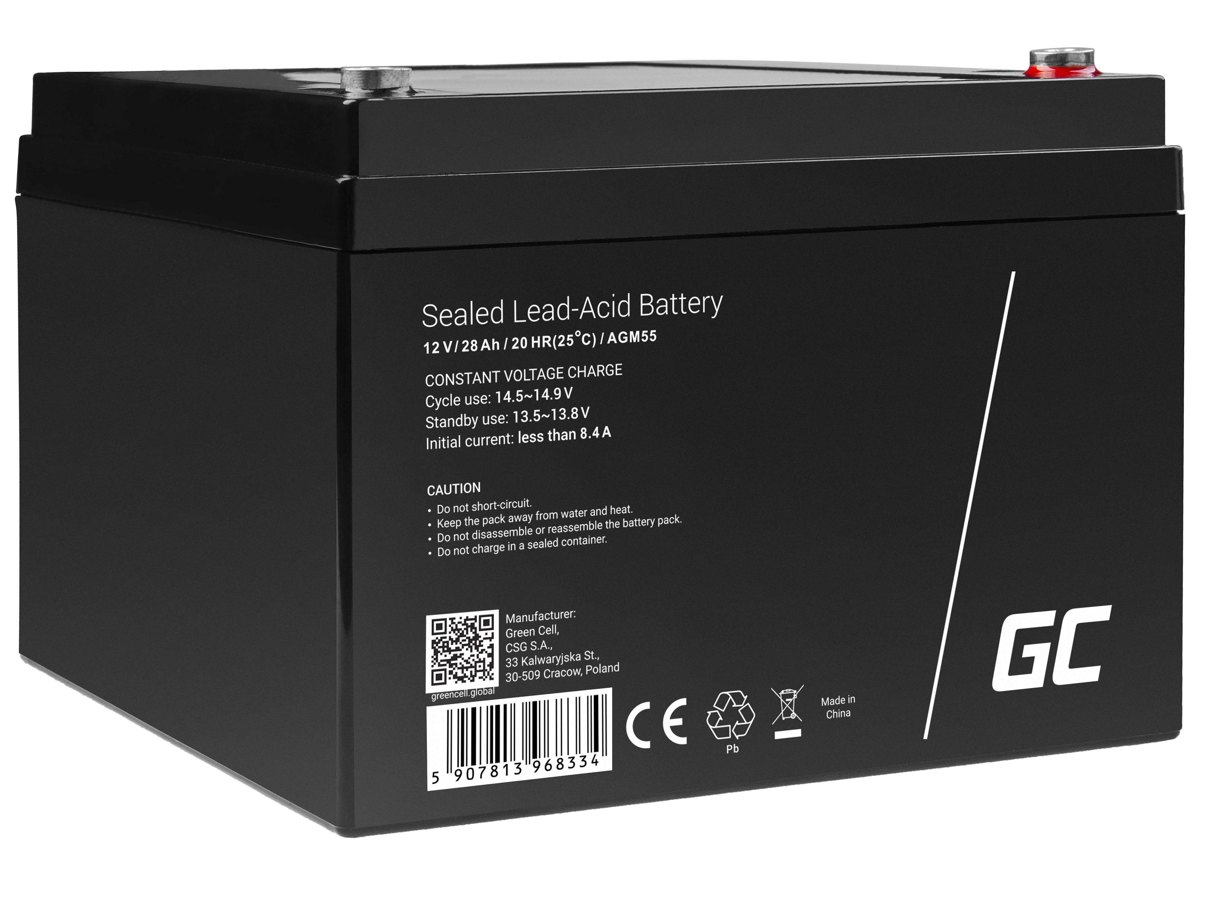 Green Cell Žalias Cell AGM GEL Batterie 6V 1.2Ah Blei Akku Žalias Cell, skirtas Alarmsysteme und Spielzeug